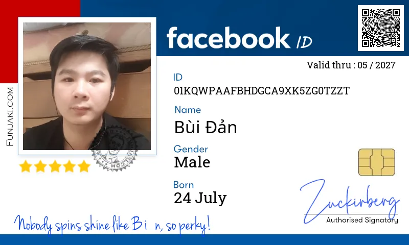 Facebook ID Card