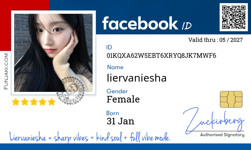 Facebook ID Card