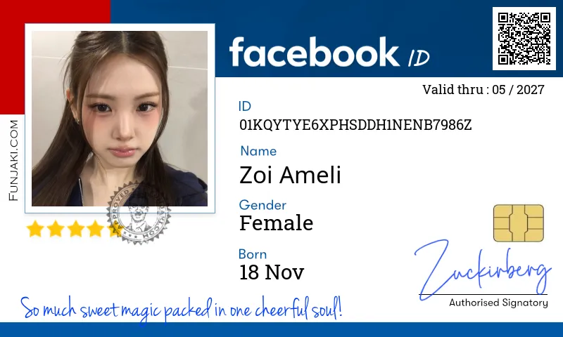 Facebook ID Card