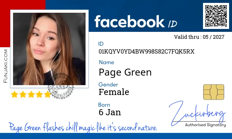 Facebook ID Card