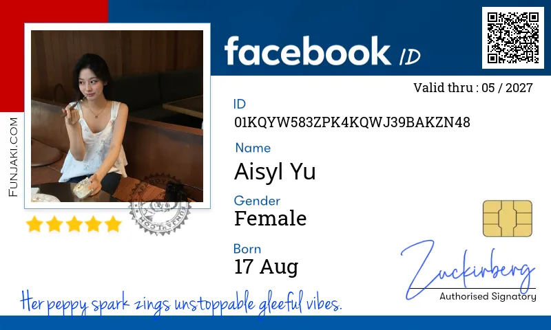 Facebook ID Card