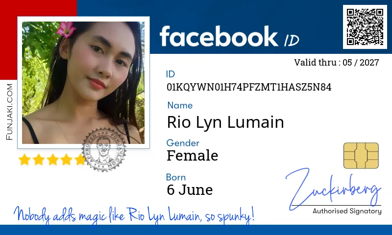Facebook ID Card