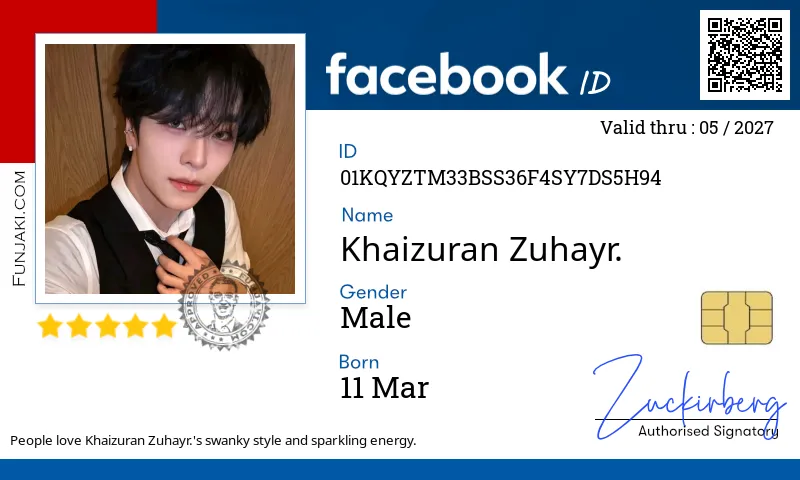 Facebook ID Card