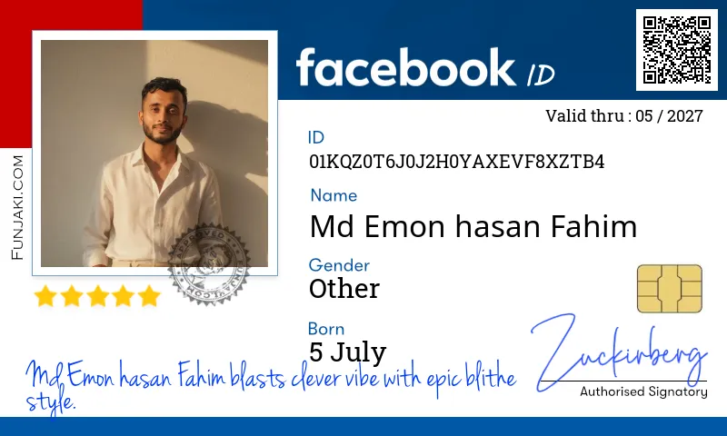 Facebook ID Card