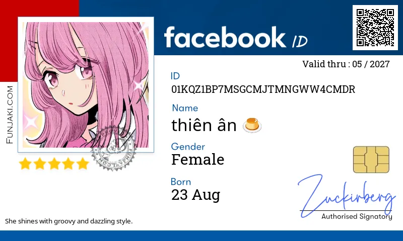 Facebook ID Card
