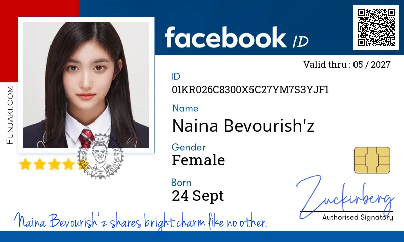 Facebook ID Card