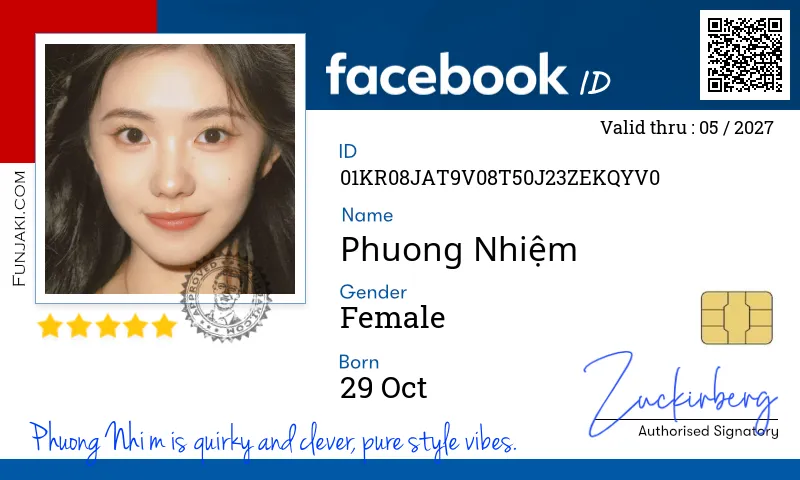 Facebook ID Card