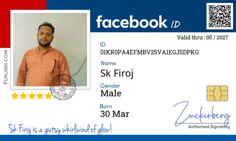 Facebook ID Card