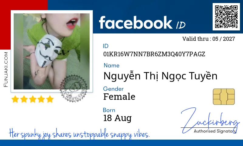 Facebook ID Card