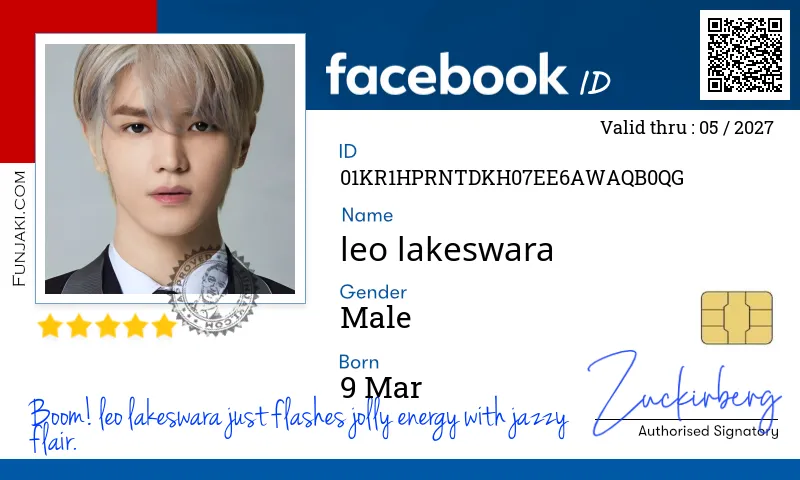 Facebook ID Card