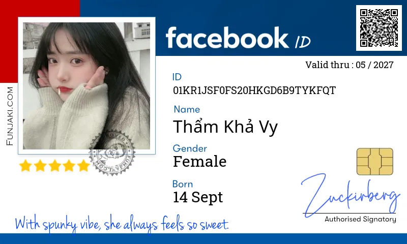 Facebook ID Card