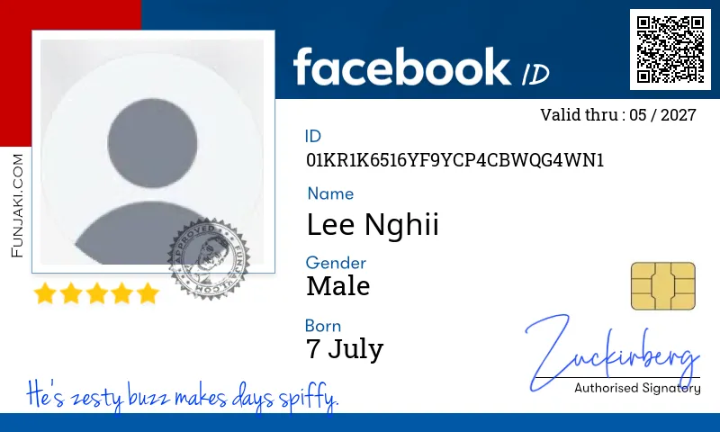 Facebook ID Card