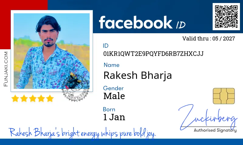 Facebook ID Card