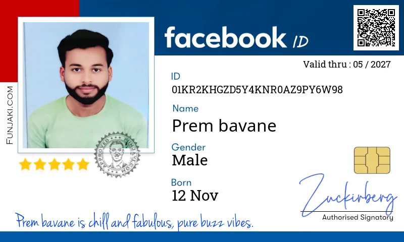 Facebook ID Card