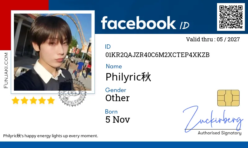 Facebook ID Card