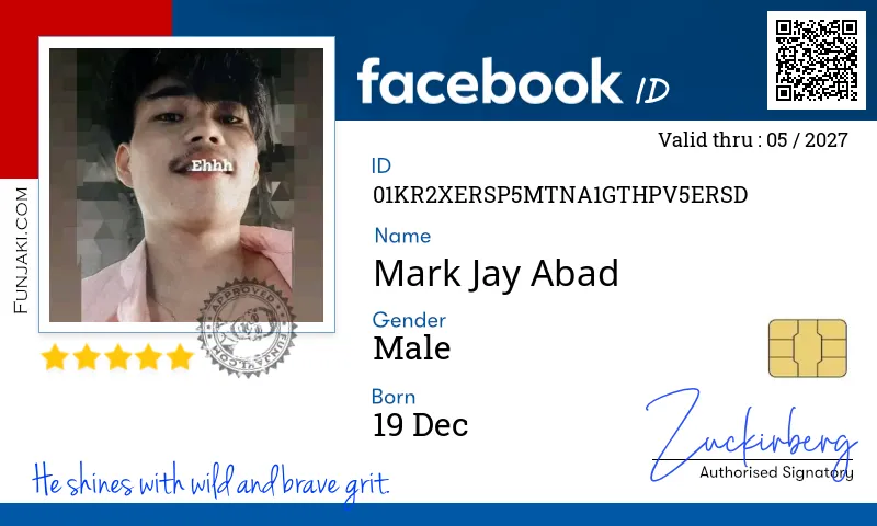 Facebook ID Card