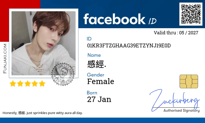Facebook ID Card