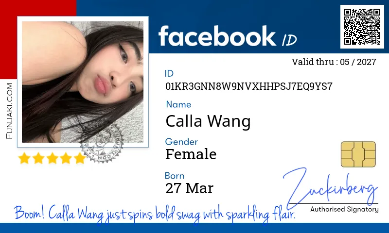 Facebook ID Card