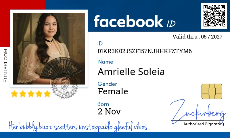 Facebook ID Card