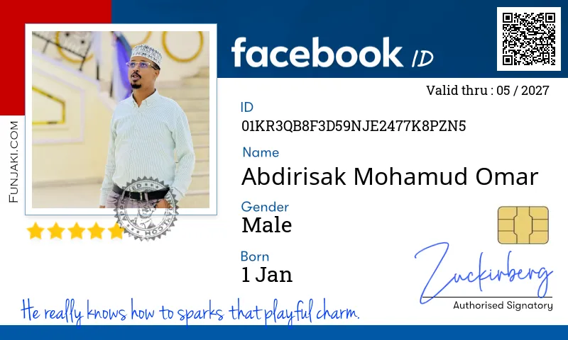 Facebook ID Card
