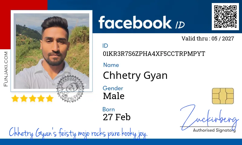 Facebook ID Card