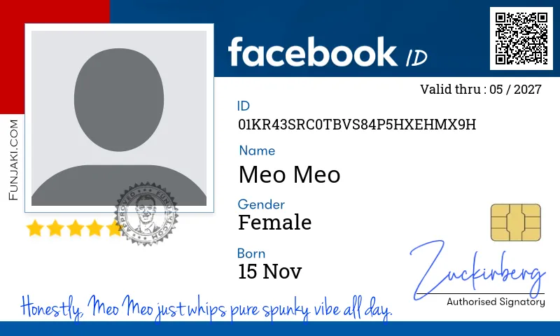 Facebook ID Card