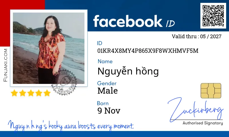 Facebook ID Card