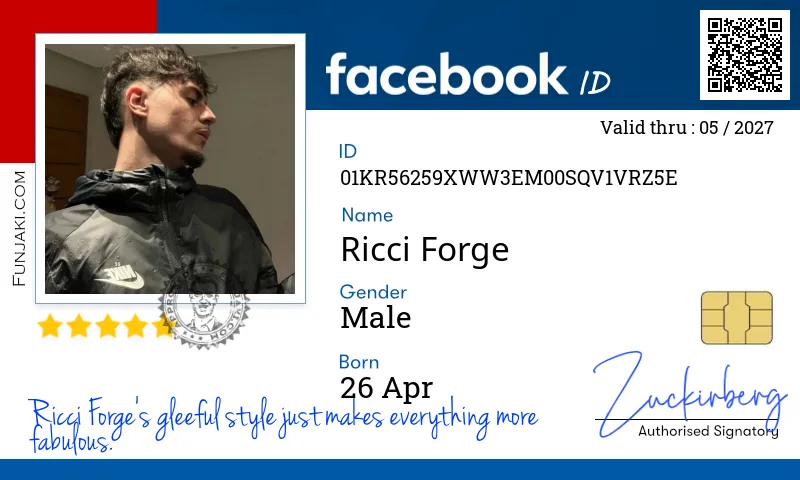 Facebook ID Card
