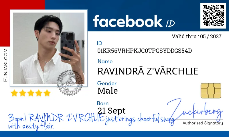 Facebook ID Card