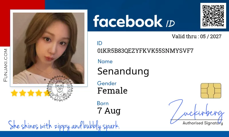Facebook ID Card