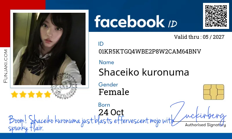 Facebook ID Card