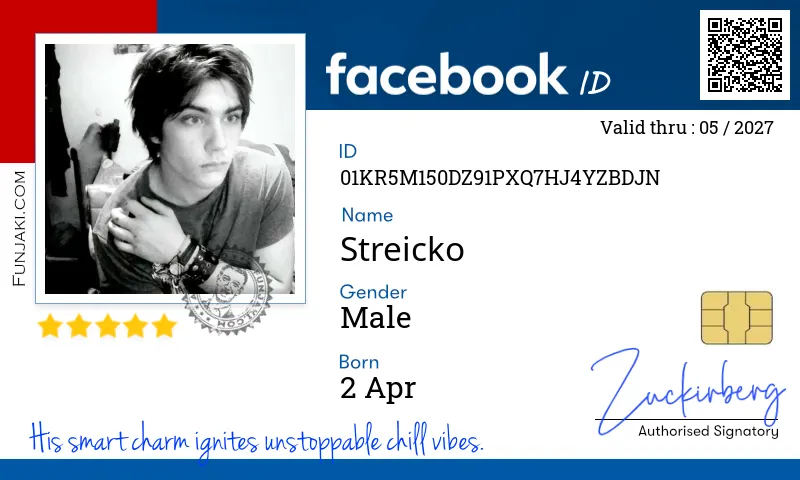 Facebook ID Card