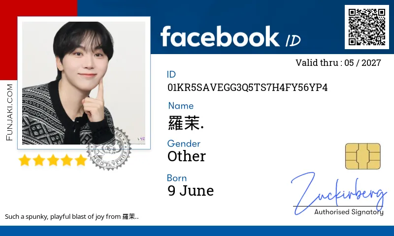 Facebook ID Card