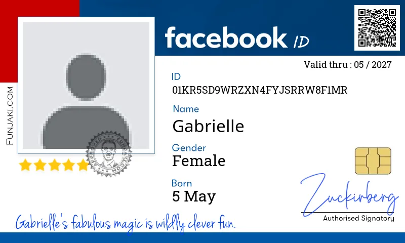 Facebook ID Card