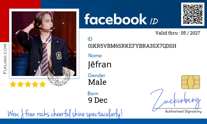 Facebook ID Card