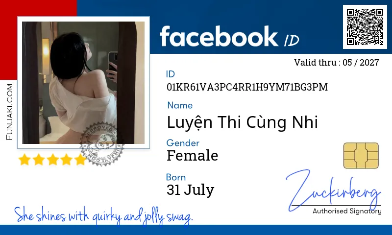 Facebook ID Card