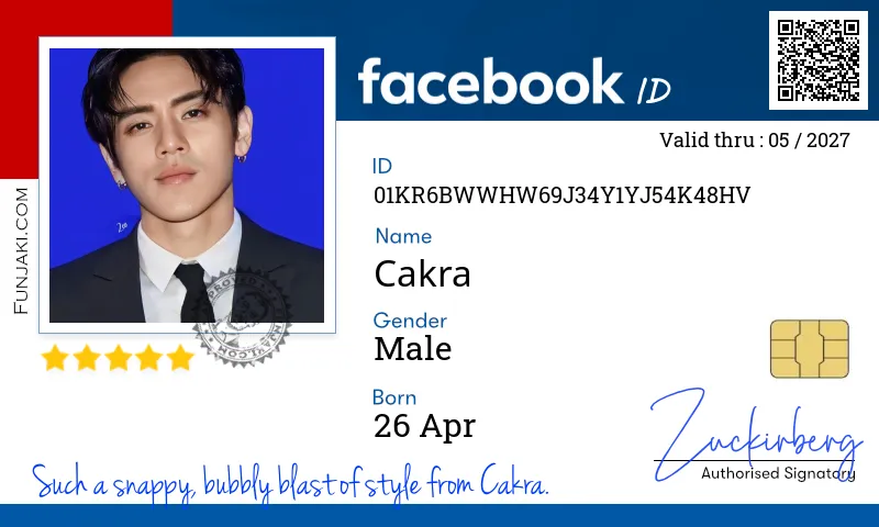 Facebook ID Card