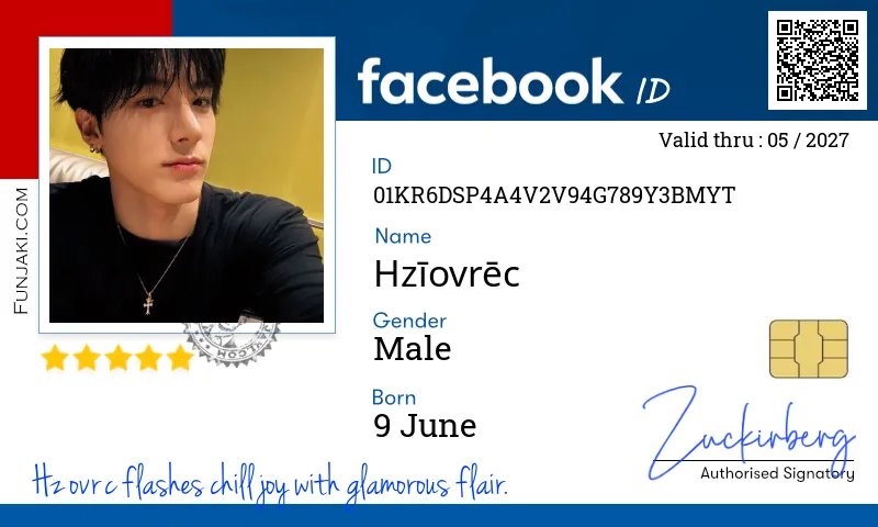 Facebook ID Card