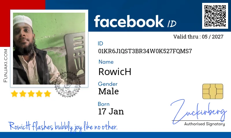 Facebook ID Card