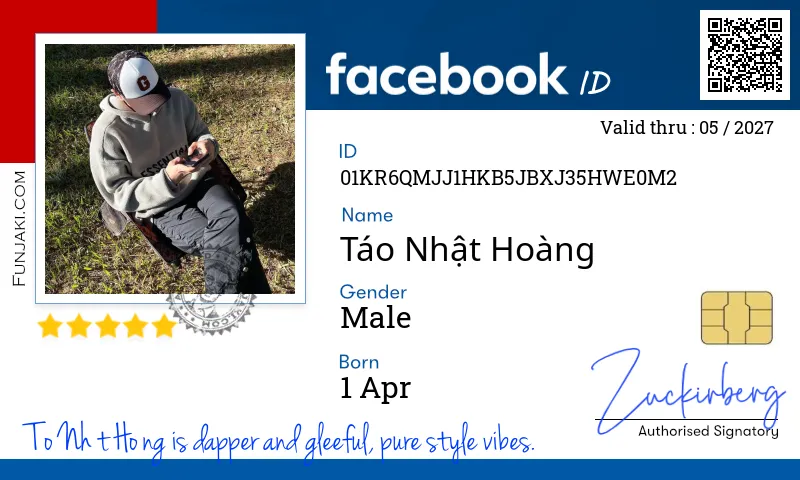 Facebook ID Card