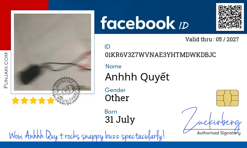 Facebook ID Card