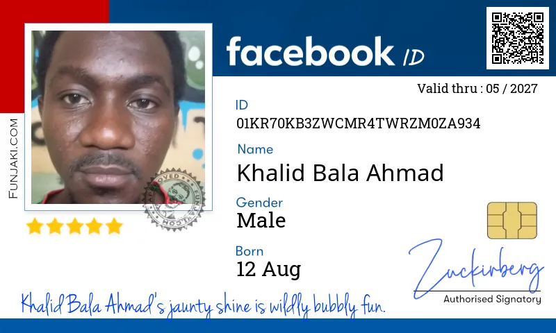 Facebook ID Card