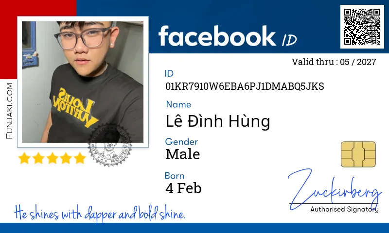 Facebook ID Card