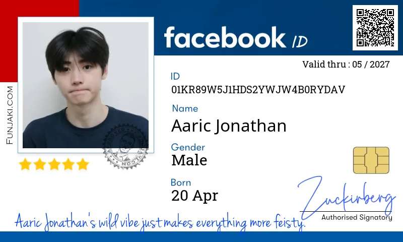 Facebook ID Card