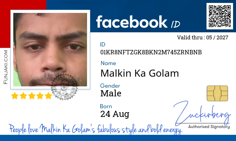 Facebook ID Card