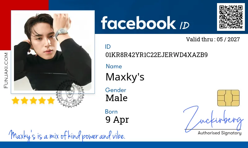 Facebook ID Card