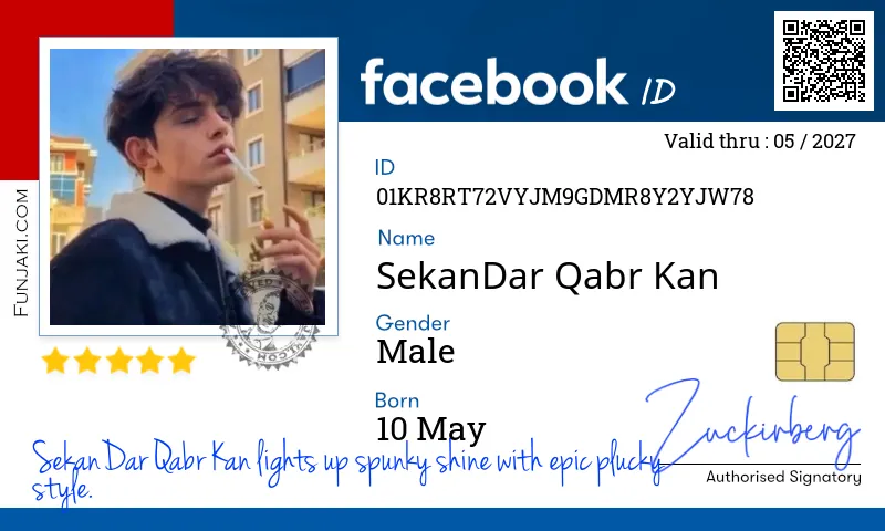 Facebook ID Card
