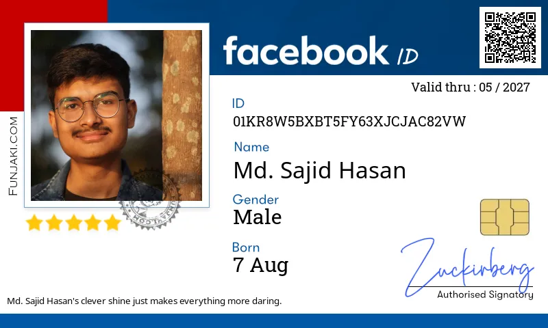 Facebook ID Card