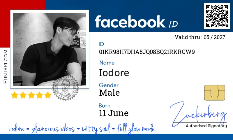 Facebook ID Card