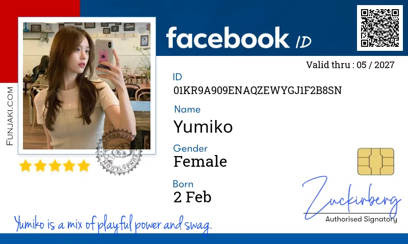 Facebook ID Card